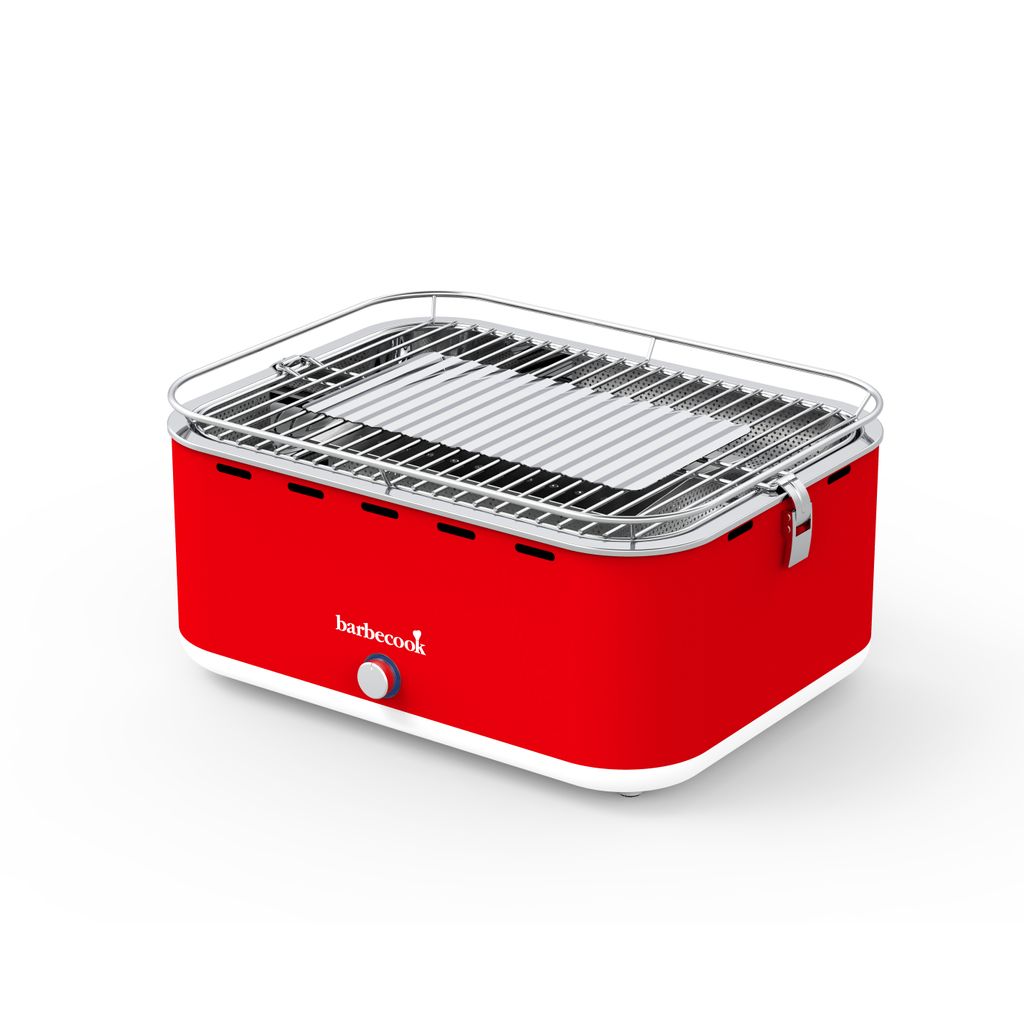 Barbecue grill portatif carlo rouge - Visuel 0